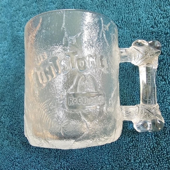 Vintage 1993 Roc Donald's McDonald's Flintstones "Pre-Dawn" Mug, Made in France - Picture 1 of 4